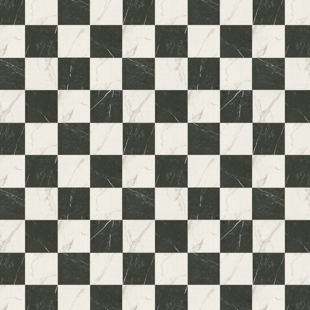 MSI Casa Duet Calacatta Checkered - Marquina