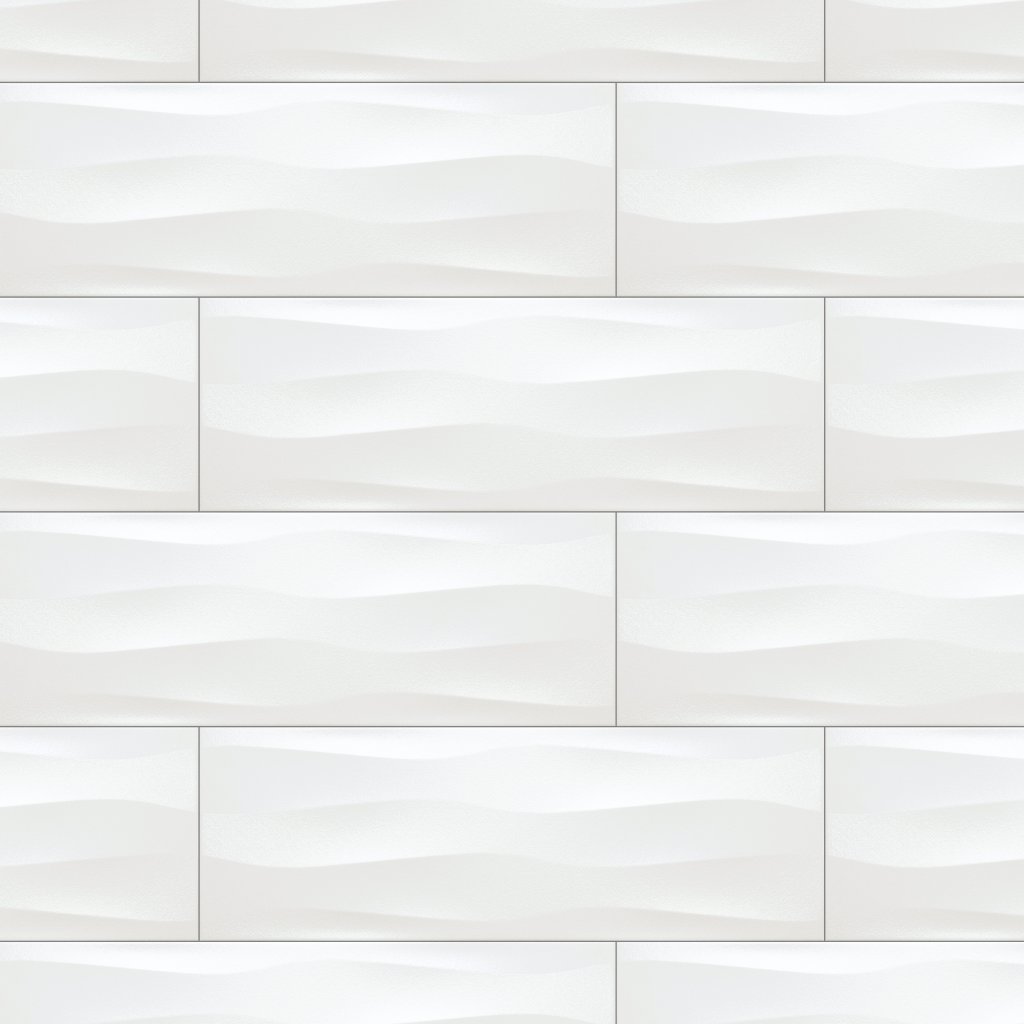 Emser Tile ARTWORK WAVE GLOSS THICKNESS -CER - Pearl