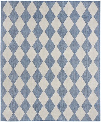 Nourison Home Nourison Selerno SLR04 7' x 10' Navy Blue Modern Rug - 6' x 9'