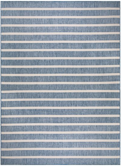 Nourison Home Nourison Positano POS03 10' x Square Navy Ivory Modern Rug - 10' x 14'