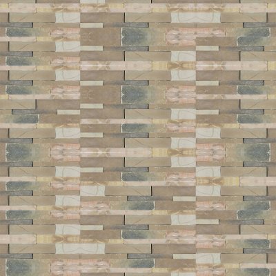 Qualis Ceramica Ledger Stone 6x24 Split Face - Grid