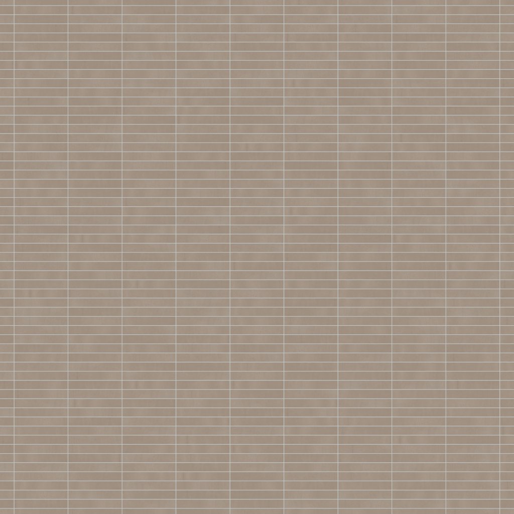 Daltile Synchronic Taupe, Straight Joint, 1X6, Matte - Taupe