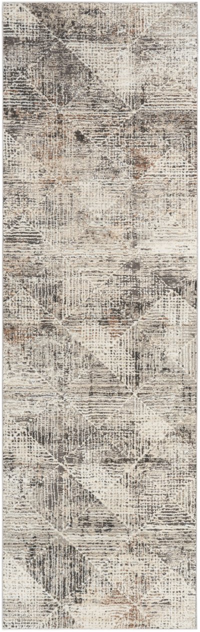 Nourison Home Nourison Eco-Friendly ECO08 6' x 9' Ivory Multicolor Modern Indoor Rug - 2'2" x 7'6