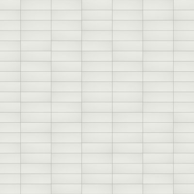 Marble Systems Tulum White Glossy Field Ceramic Tile 3x9 - Tulum White - 3" x 9" x 3/8"