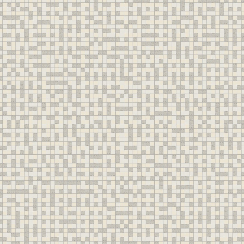 American Olean Unglazed Mosaics - Harmony Blend, Blend, 1X1, Matte (0A14) - Harmony Blend