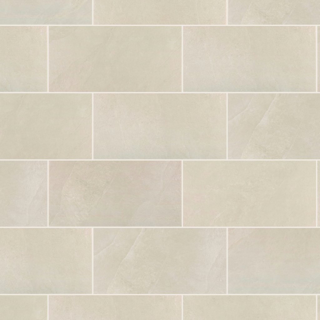 Qualis Ceramica California Slate Carmel Beige 12X24 - Beige