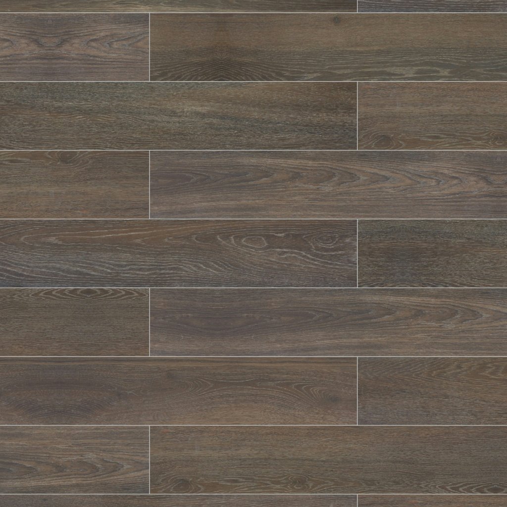 Daltile Emerson Wood Brazilian Walnut, Plank, 8X48, Matte - Brazilian Walnut