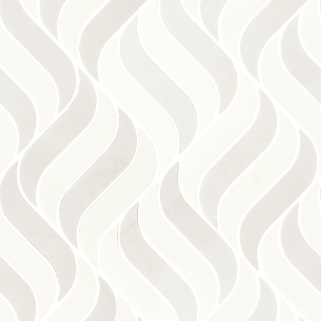 Daltile Eclessia Marble Pacifica Blend, Wave, Polished - Pacifica Blend