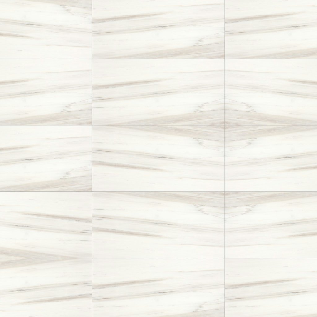 Marble Systems Bianco Dolomiti Classic Honed Marble Tile 12x24 - Bianco Dolomiti Classic