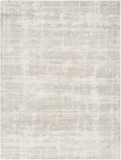 Nourison Home Nourison Modern Shag MMD04 3'11" x 5'11" Ivory Grey Modern Indoor Rug - 7'10" x 9'10"