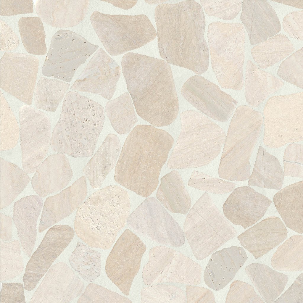 Emser Tile CULTURA HONED MOSAIC -PEB - Ivory