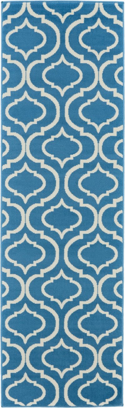 Nourison Home Nourison Jubilant JUB19 8' x Round Blue Contemporary Indoor Rug - 2'3" x 7'3"