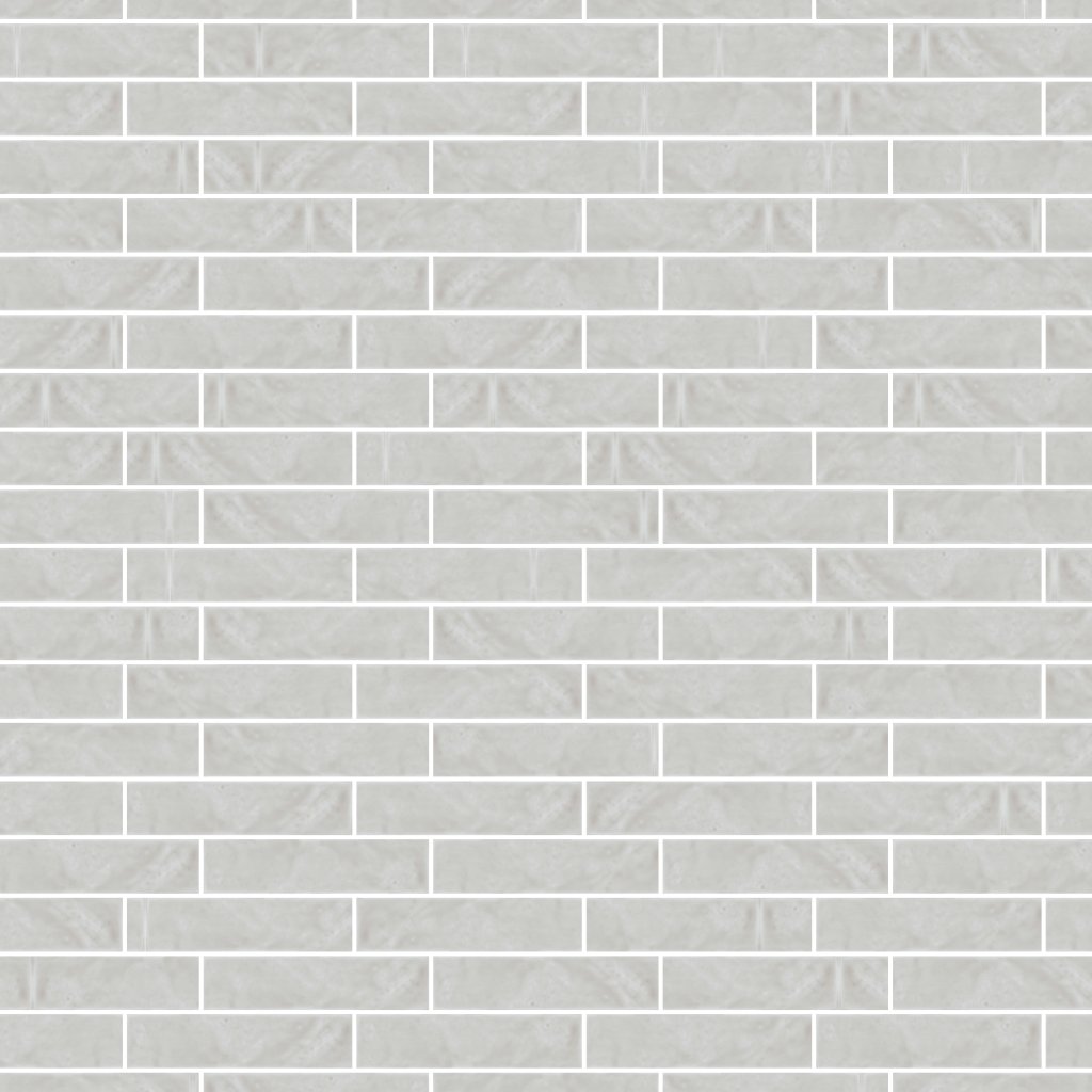 Qualis Ceramica Cottage Valley Mist 3X12 Glossy - Light Grey