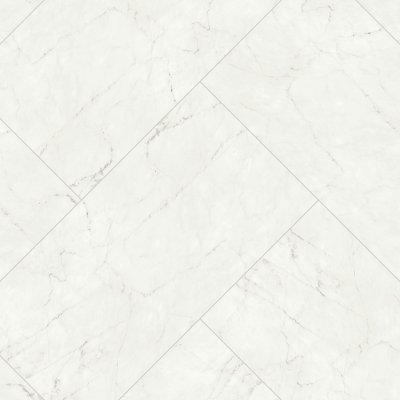 Qualis Ceramica Royal Stoneworks 24X48 Cloudstone White Polished - Herringbone