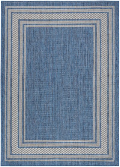 Nourison Home Nourison Horizon Indoor/Outdoor HOZ03 2' x 6' Denim Modern Rug - 6' x 9'