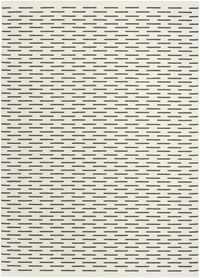 Nourison Home Nourison Nordic NRC12 2' x 6' Ivory Black Scandinavian Indoor Rug - 4' x 6'