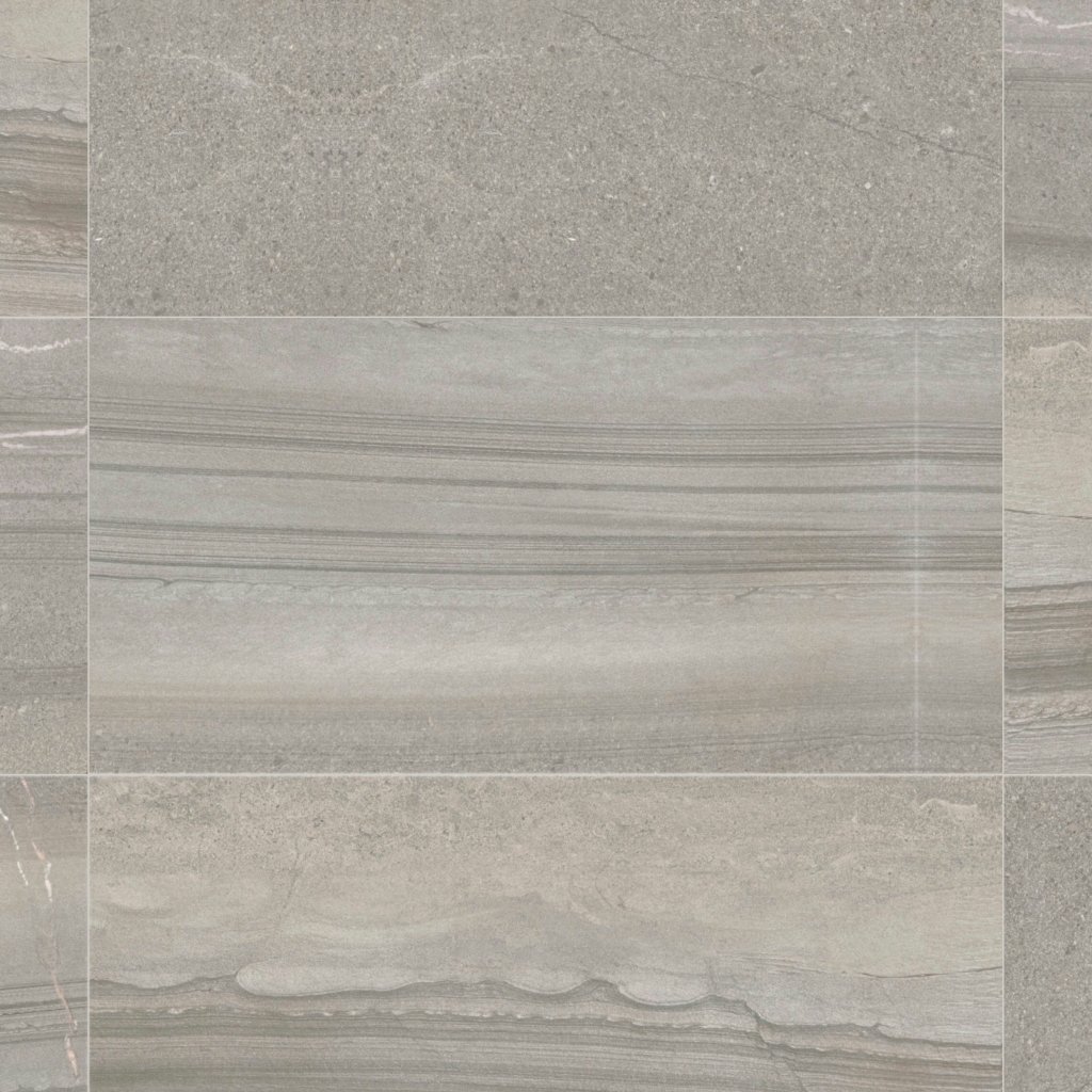 Qualis Ceramica Rhythm Symphony Gray 24X48F