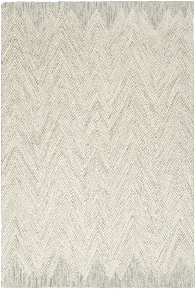 Nourison Home Nourison Interlock ITL04 8' x 10'6" Teal Modern Indoor Rug - 3'9" x 5'9"