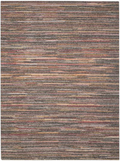 Nourison Home Nourison Plateau PAE01 2' x 3' Grey Flame Modern Indoor Rug - 8'6" x 11'6"