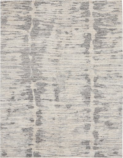 Nourison Home Nourison OCEAN OCP03 8'6" x 11'6" Cream Charcoal Modern Indoor Rug - 5'6" x 7'5"