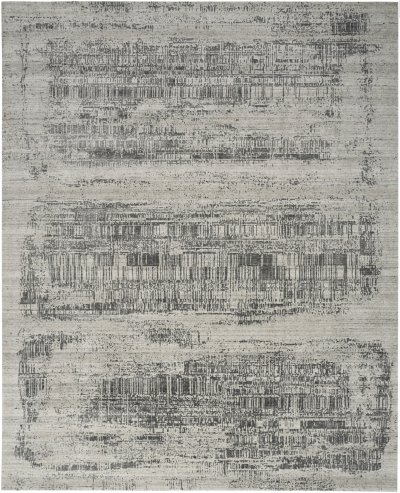 Nourison Home Nourison Harmony HAY01 8'6" x 11'6" Ivory Charcoal Modern Indoor Rug - 8'6" x 11'6"