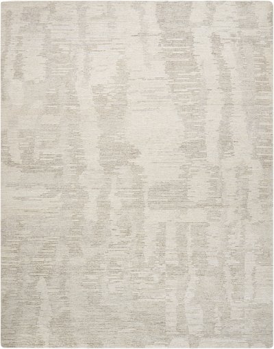 Nourison Home Nourison Ellora ELL01 9'9" x 13'9" Ivory Grey Modern Indoor Rug - 7'9" x 9'9"