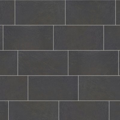 Qualis Ceramica California Slate Monterey Black 12X24 - Random Length