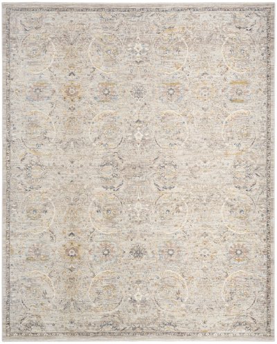 Nourison Home Nourison Heirloom Blend HBL03 2'2" x 10' Light Grey Vintage Indoor Rug - 5'3" x 7'10"
