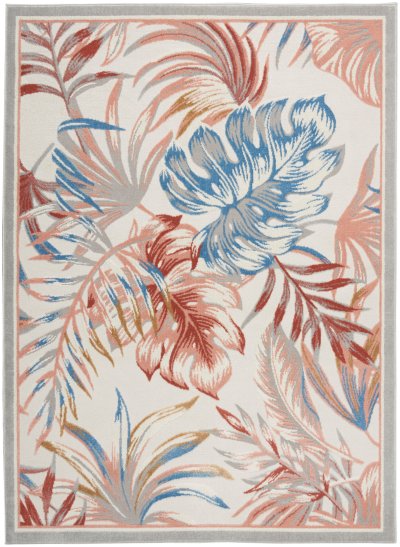 Nourison Home Nourison Pompeii PMP01 7'10" x 9'10" Multicolor Tropical Indoor Rug - 5'3" x 7'3"