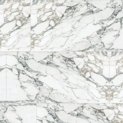 Qualis Ceramica Royal Stoneworks 24X48 Italian Arabescato Honed - Random Length