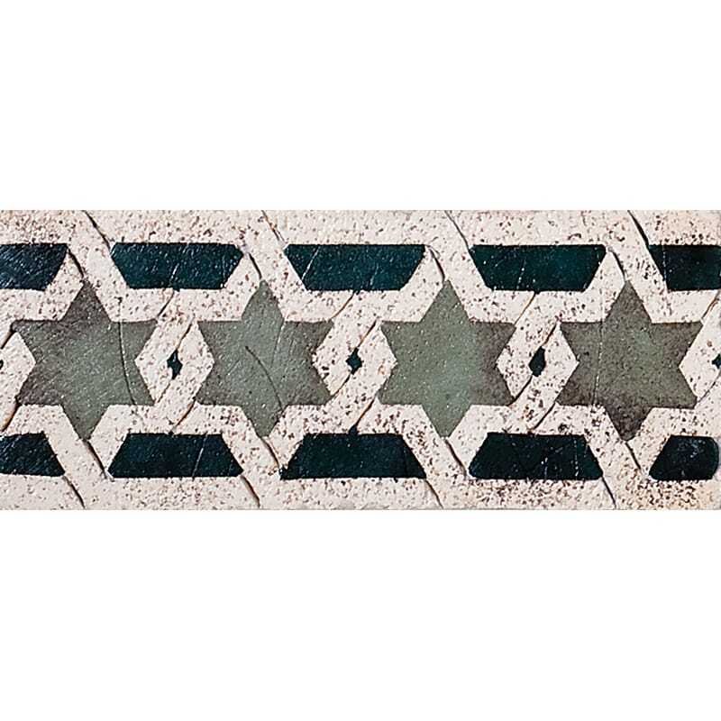 Marble Systems Tamadot-12 Glazed Ceramic Border Tiles 2 1/2x6 - Tamadot-12