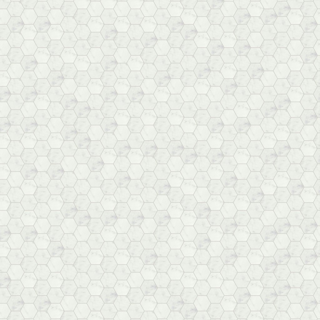 Qualis Ceramica Eterna Bianco 2 Honed Hexagon Mosaic