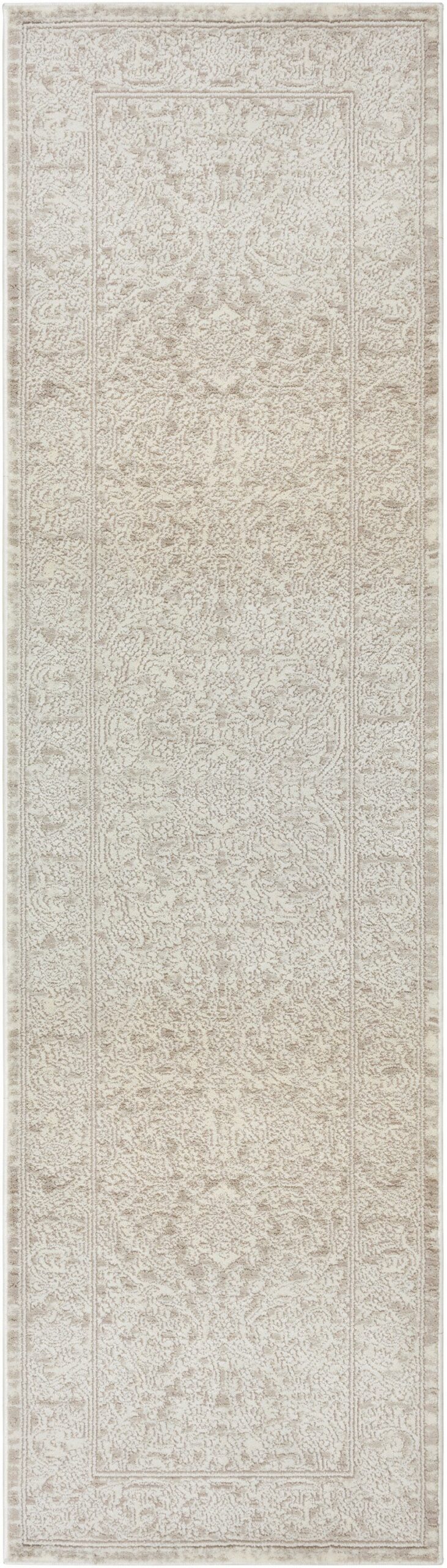 Nourison Home Nourison Eco Cycle ECY03 2'2" x 7'6 Ivory Beige Vintage Indoor Rug