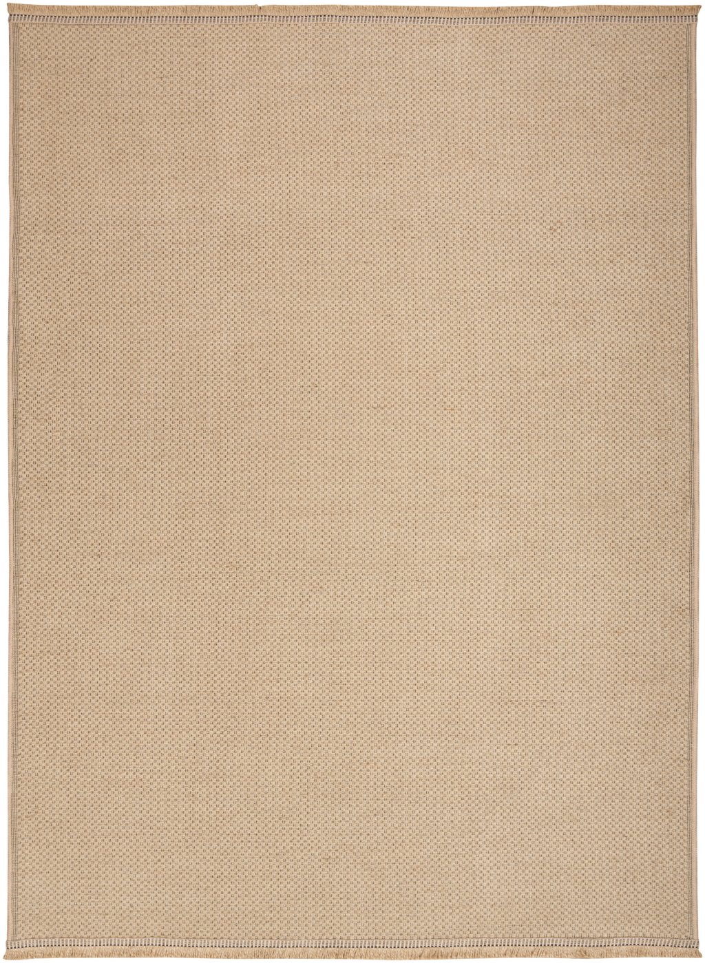 Nourison Home Nourison Washable Jute WSJ03 3'11" x 5'11" Natural Modern Indoor Rug