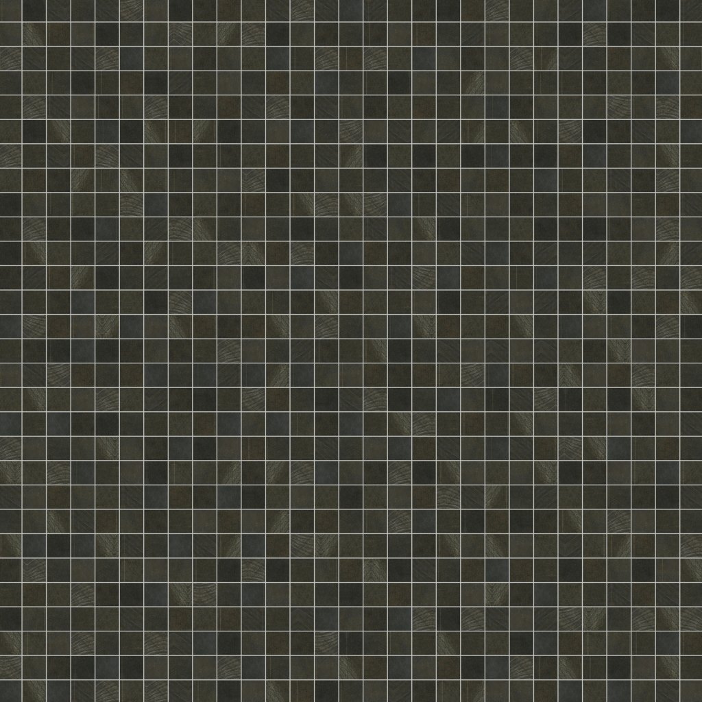 Daltile Ironcraft Sable Black, Straight Joint, 2X2, Matte - Sable Black