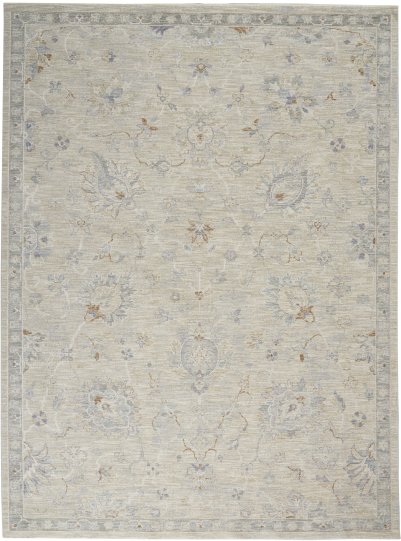 Nourison Home Nourison Asher ASR04 7'10" x 10'4" Light Grey Vintage Indoor Rug - 7'10" x 10'4"