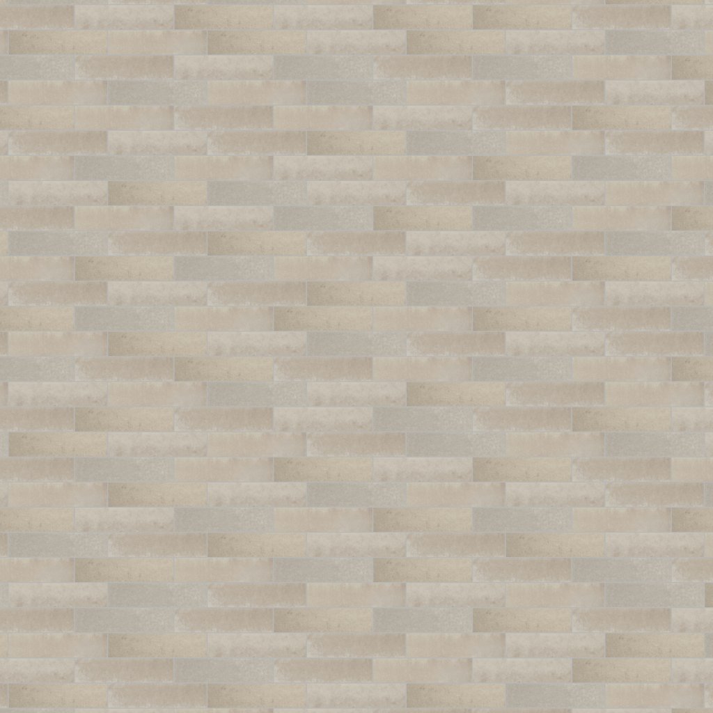 American Olean Conrad Brick - Linen, Rectangle, 2X8, Glossy (CB91) - Linen