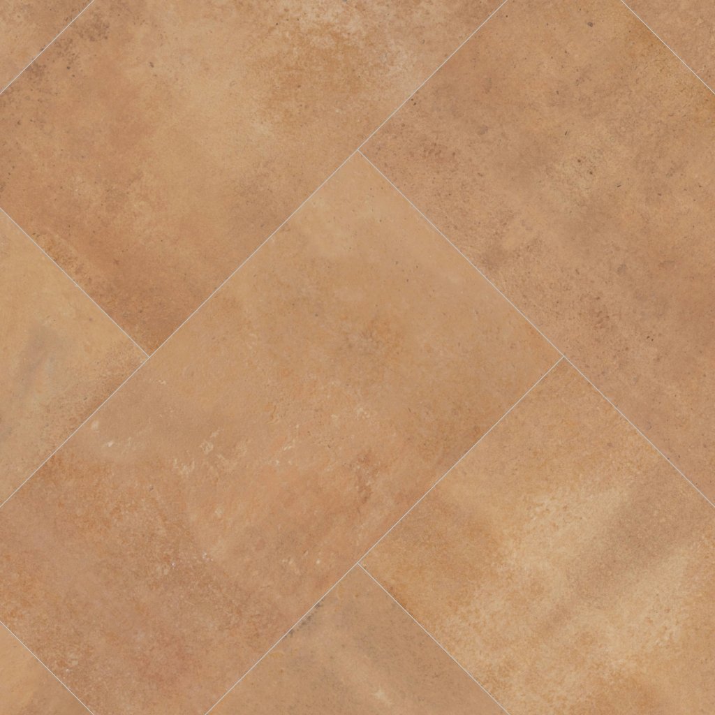 Daltile Rekindle Terracotta, Rectangle, 24X48, Stepwise, Matte - Terracotta