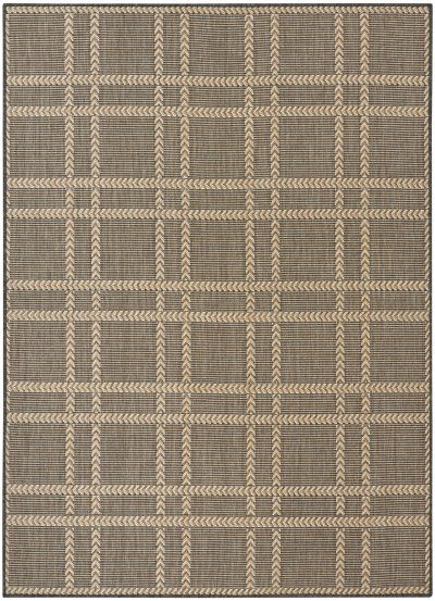 Nourison Home Nourison Horizon Indoor/Outdoor HOZ04 8' x 10' Charcoal Modern Rug - 4' x 6'