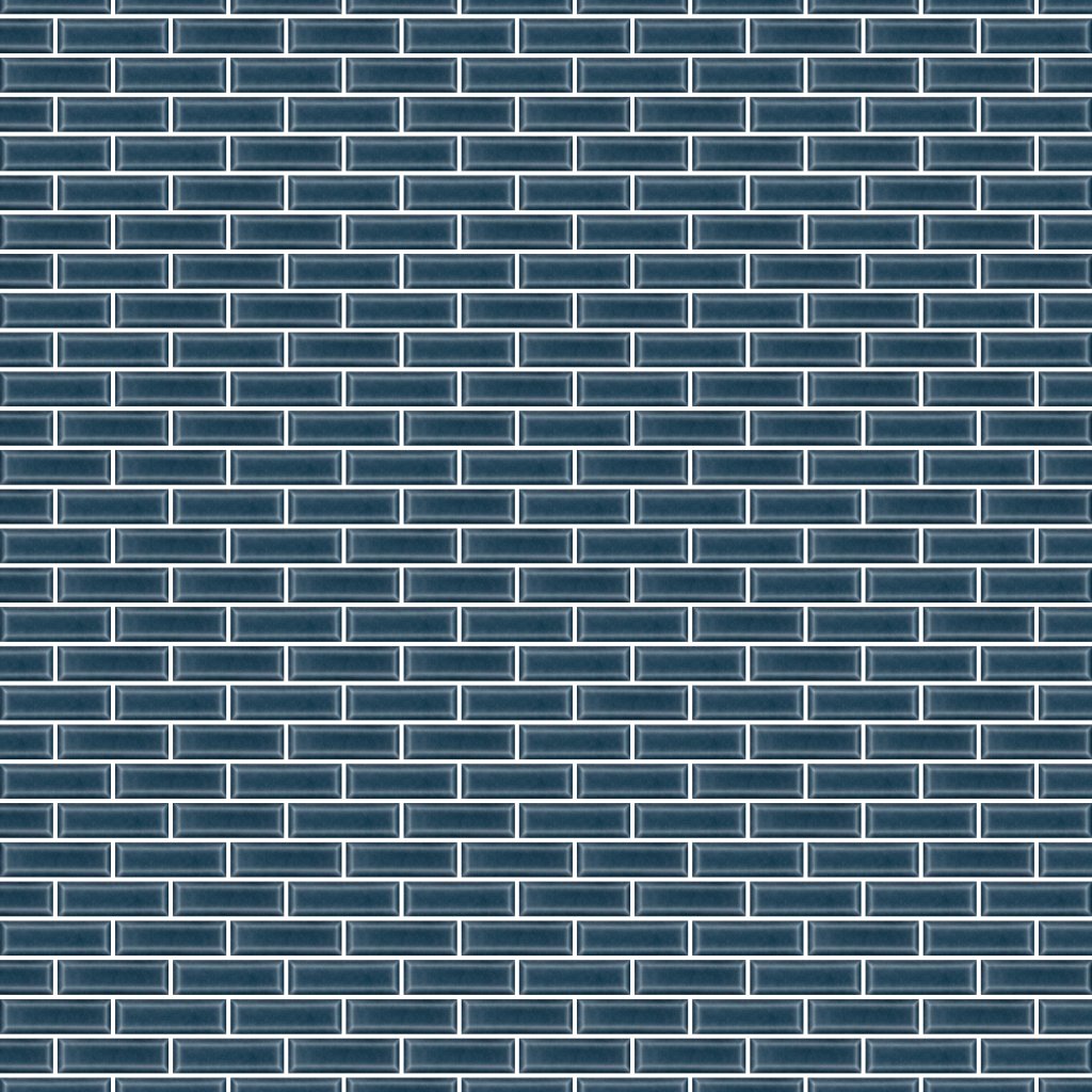 MSI Bay Beveled Tile 2X6 - Blue