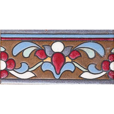 Marble Systems 1591 A Glazed Malibu Ceramic Border Tiles 3x6 - 1591 A - 3" x 6" x 3/8"