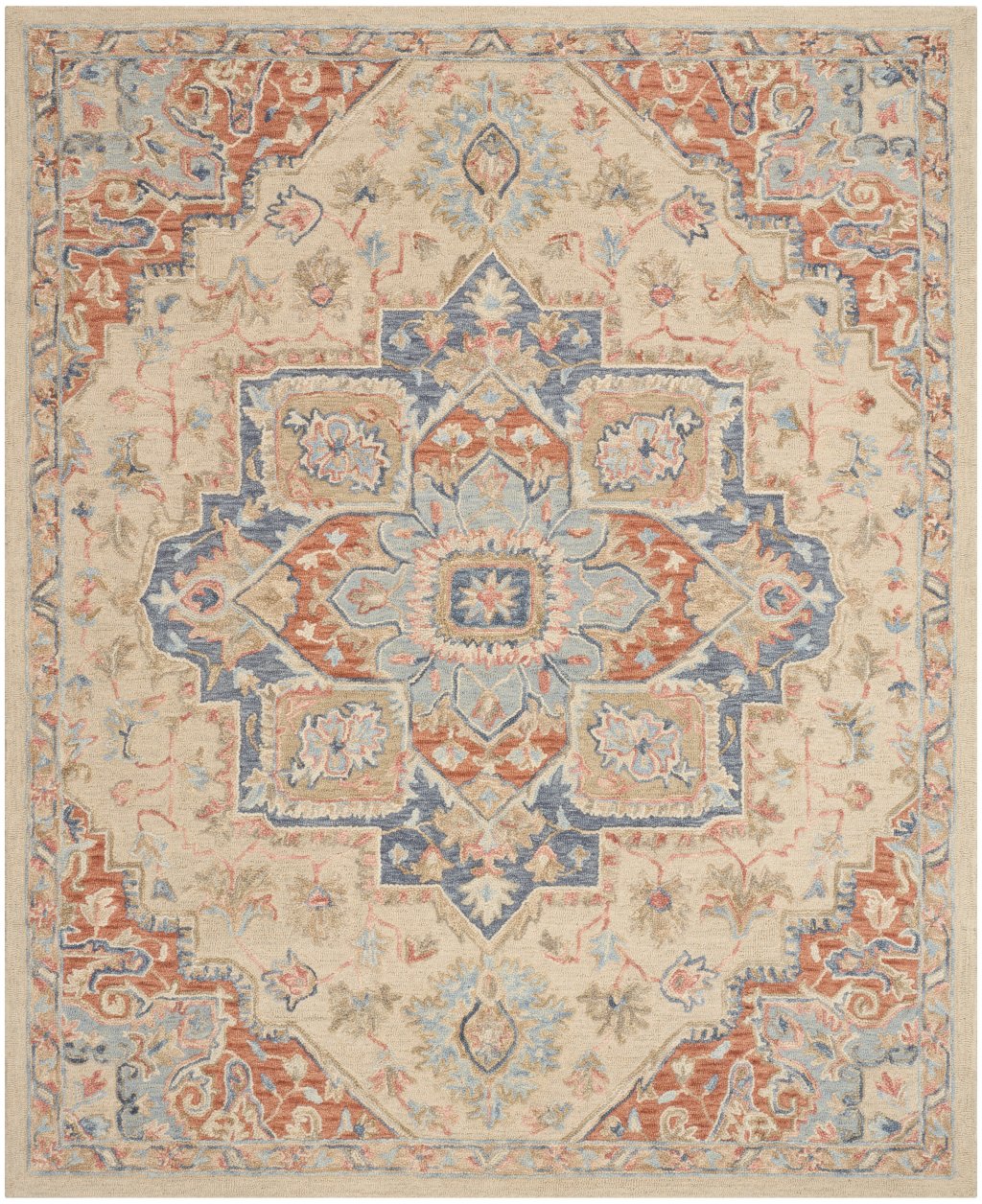 Nourison Home Nourison Maison MSO06 8'6" x 11'6" Ivory Rust Vintage Indoor Rug