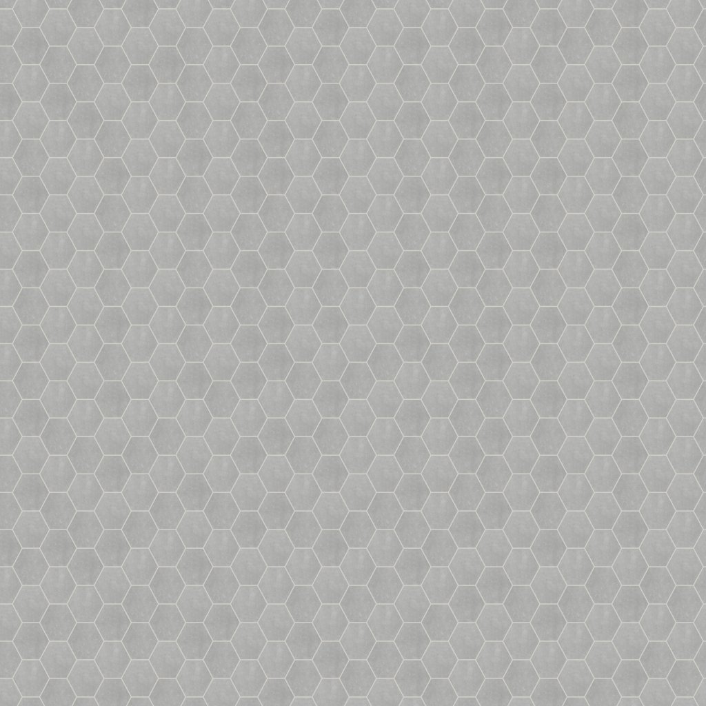Qualis Ceramica Ashland 3" Hexagon Grey Mosaic - Grey