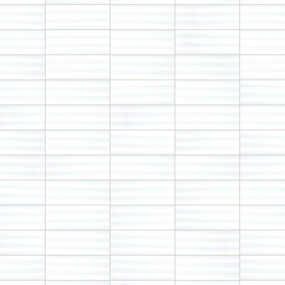 Qualis Ceramica Sausalito 5X13 White Gloss 01 - Grid