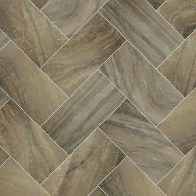 Qualis Ceramica Evolution 12X24 Earth - Herringbone