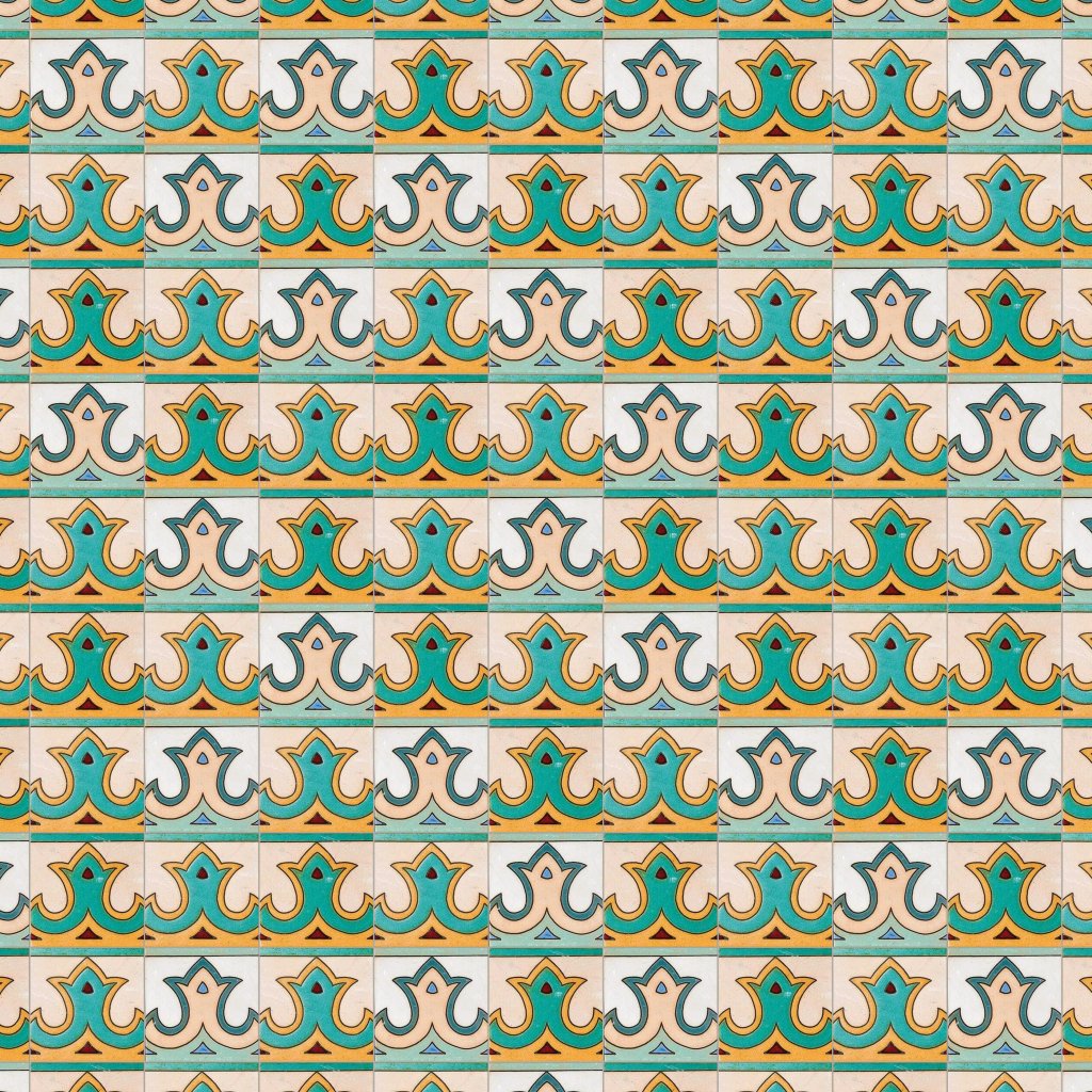 Marble Systems 105 Glazed Crown Ceramic Tile 6x6 - 105