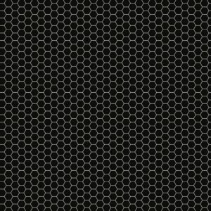 Black Matte 2” Hexagon Mosaic Tile