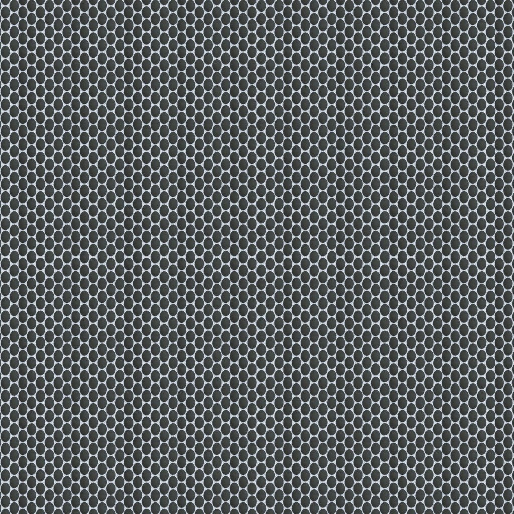 Emser Tile SOURCE BLACK MATTE PENNY MOSAIC - Black