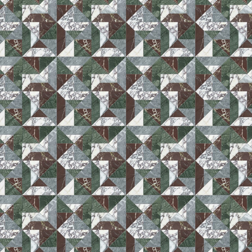 Qualis Ceramica Utopio Tria Tropic Mosaic