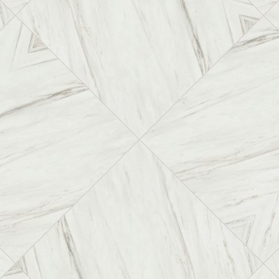 Qualis Ceramica Royal Stoneworks 36X36 Italian Cream Vein Polished - Herringbone